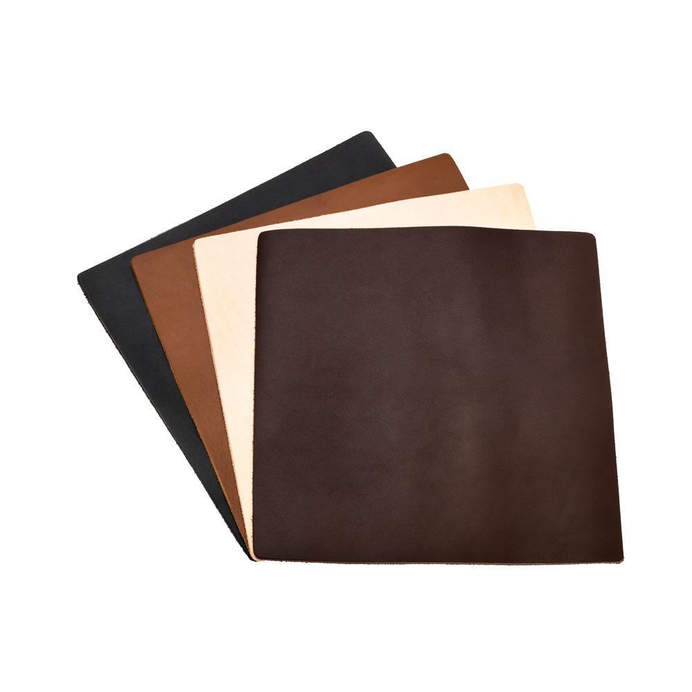 Leather square 30x30 cm