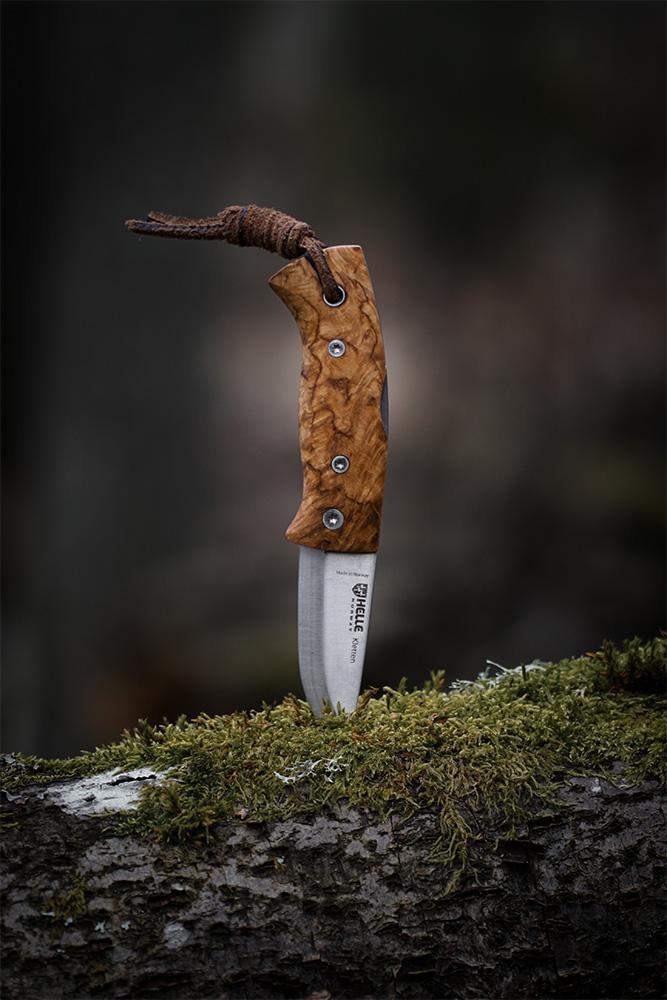 Helle Knives Kletten - Lockback Folding Knife - Birch Wood Handles - N –  Makais